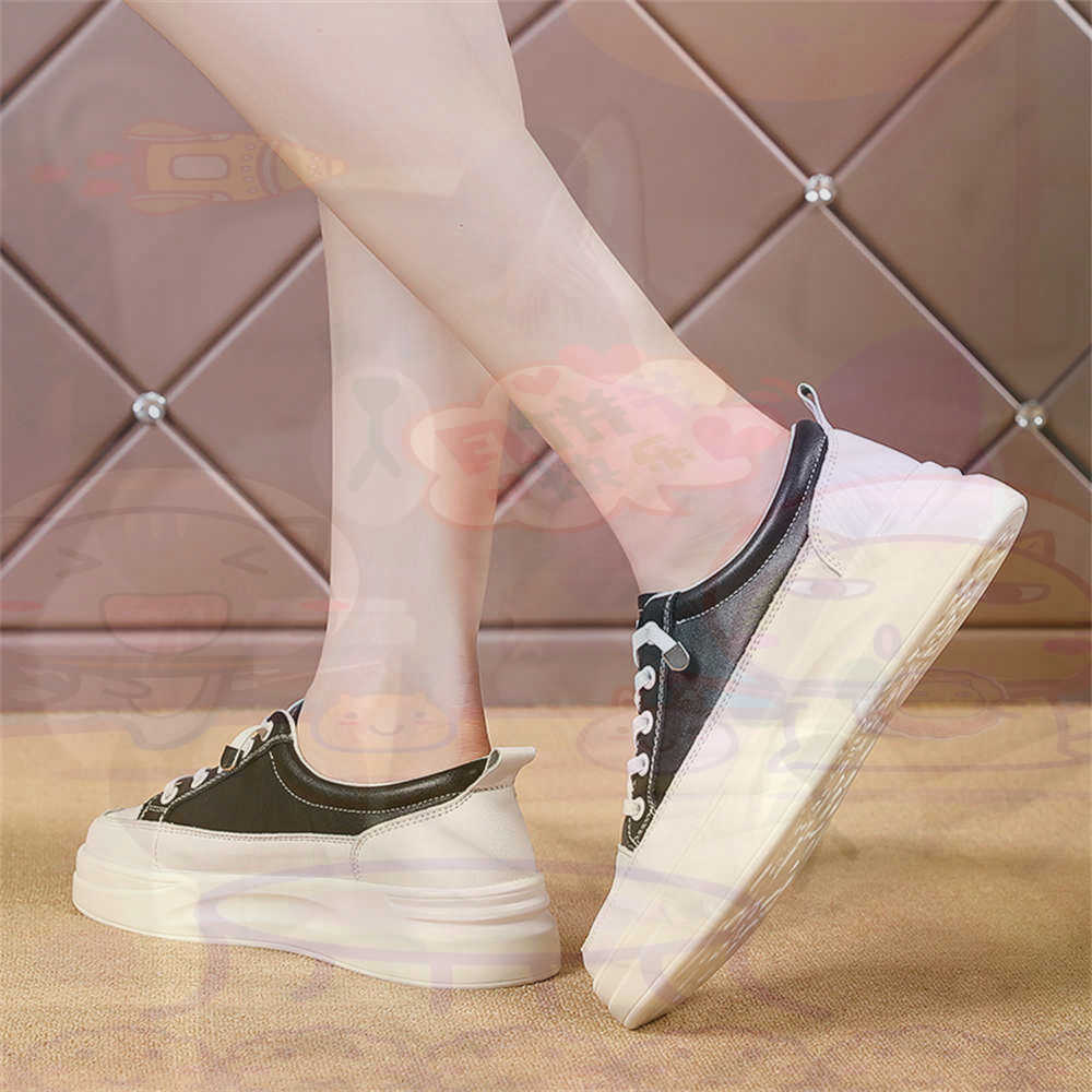 Streetwear Brand Store - Lace-up Chunky Loafers Woman Skateboarding Sports