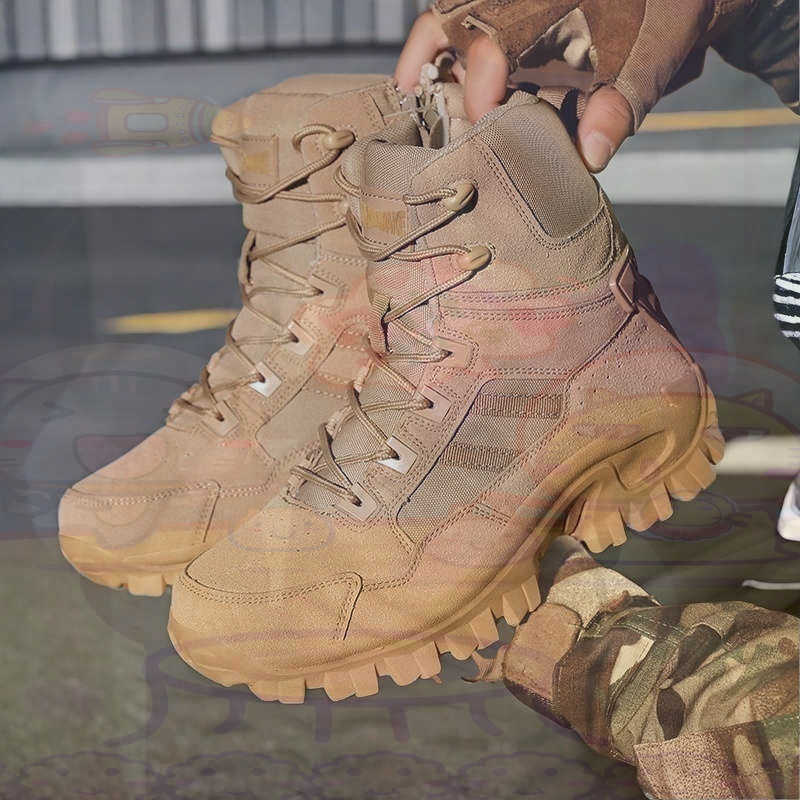 Streetwear Brand Store - Tan Long Barrel Deadlift Casual Sneakers
