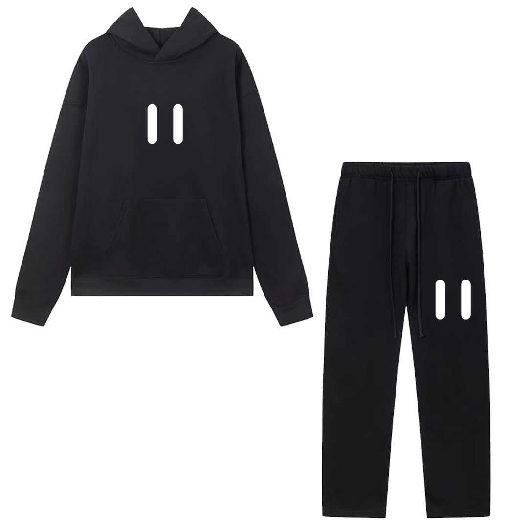 Streetwear Brand Hoodies - Classic Brand Hoodie and Sweatpants Set