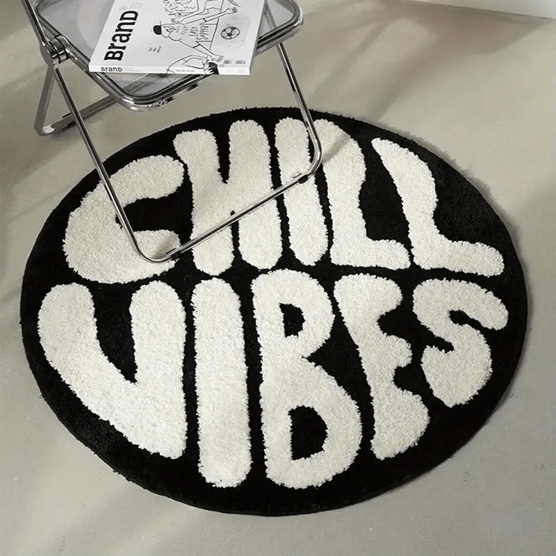 Streetwear Brand Rugs - VIKAMA American Streetwear Brand Round Rug