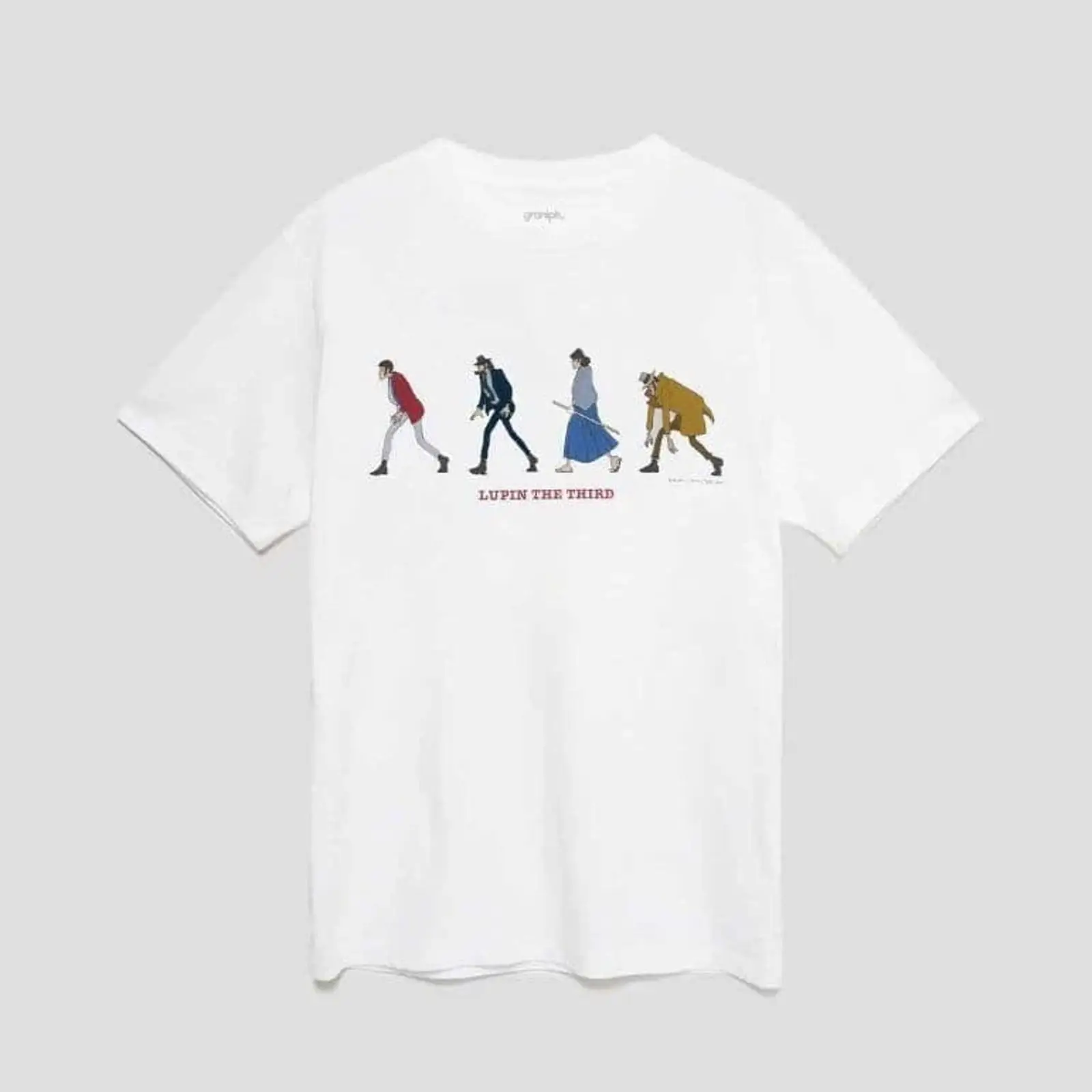 Streetwear Brand Vintage - Graniph Lupin III T Shirt Größe