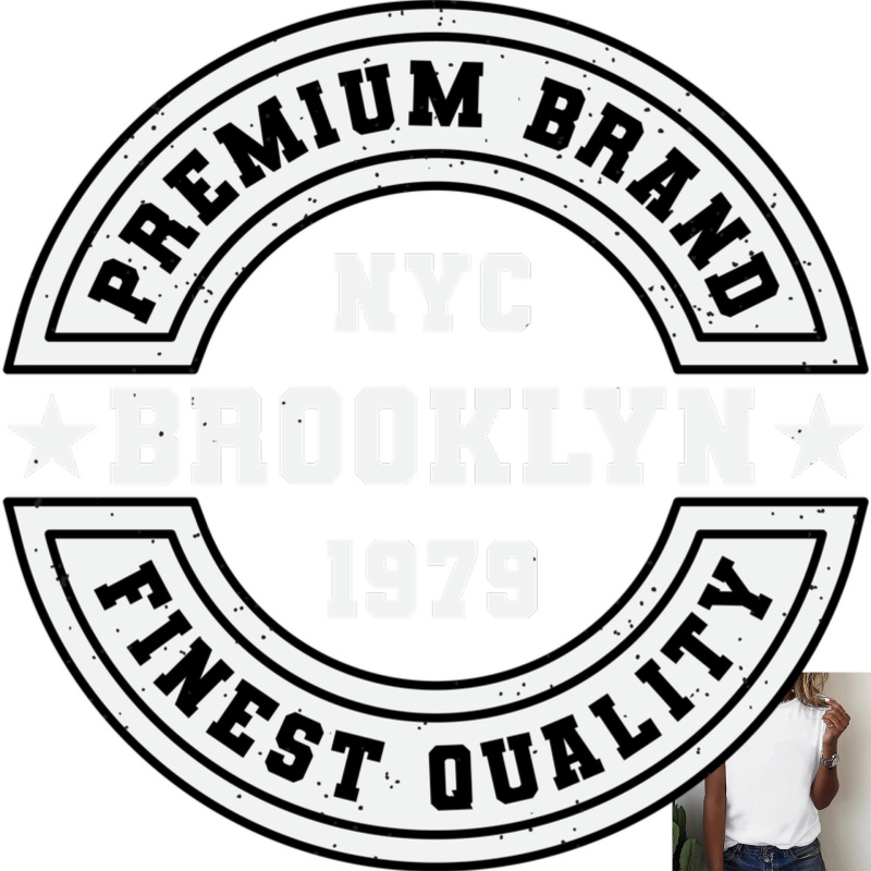 Streetwear Brand Bag - Vintage PREMIUM BRAND Badge Heat Transfer