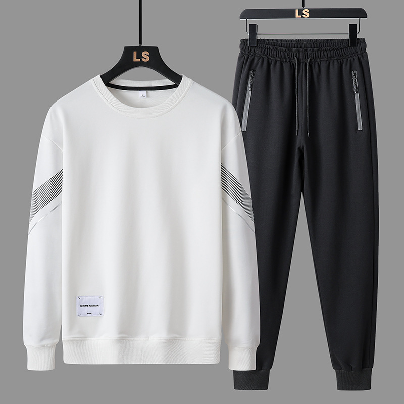 Men's Casual 2-Piece Sportswea - Streetwear Zipper 评论和价格