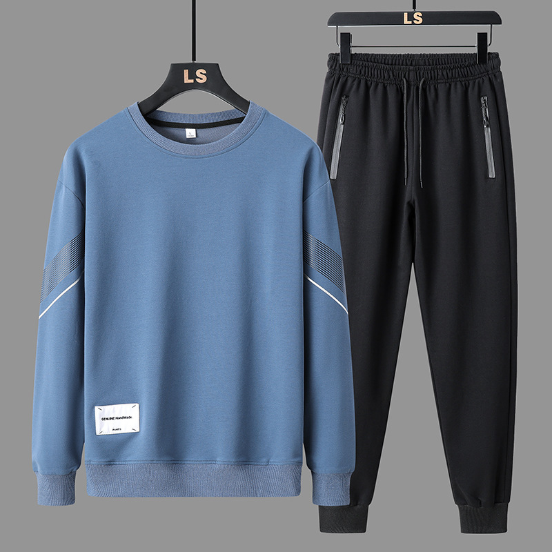 Men's Casual 2-Piece Sportswea - Streetwear Zipper 评论和价格