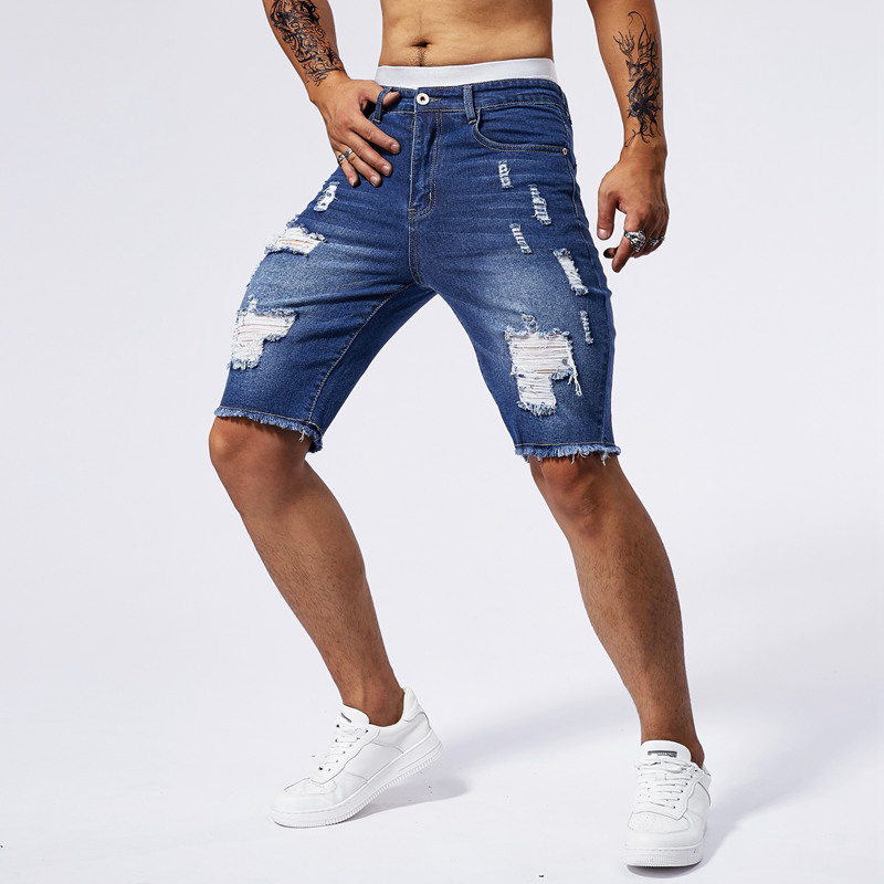 2025 Summer New Men's Ripped D - Streetwear Brand Vintage 评论和价格