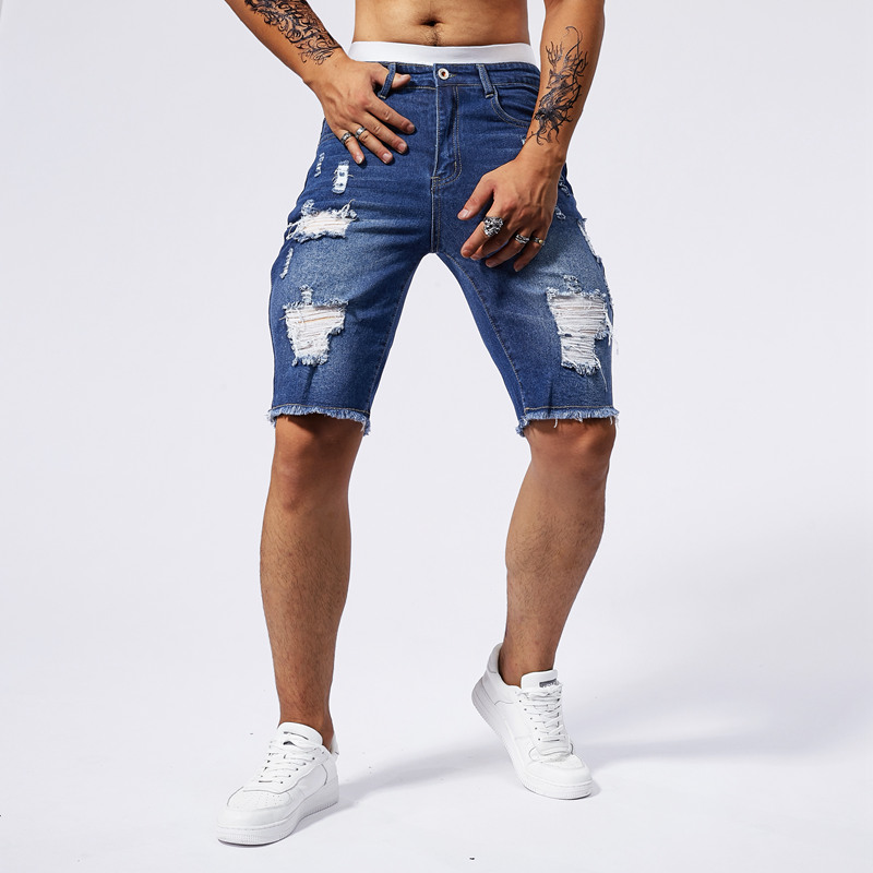 2025 Summer New Men's Ripped D - Streetwear Brand Vintage 评论和价格
