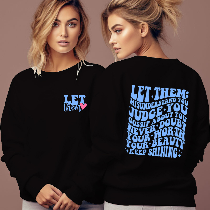 Trendy LET Them Brand Sweatshi - Streetwear Brand Hoodies 评论和价格