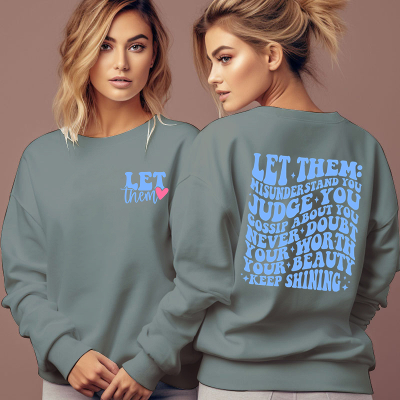 Trendy LET Them Brand Sweatshi - Streetwear Brand Hoodies 评论和价格