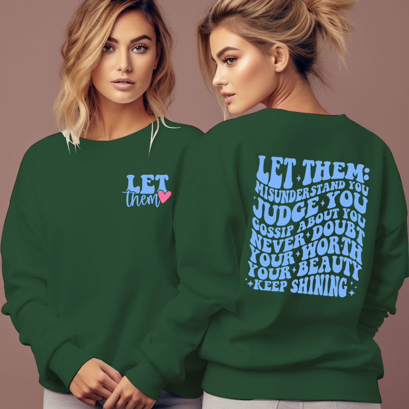 Trendy LET Them Brand Sweatshi - Streetwear Brand Hoodies 评论和价格