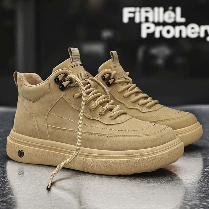 Mens Oxford Boots Casual High  - Streetwear Zipper 评论和价格