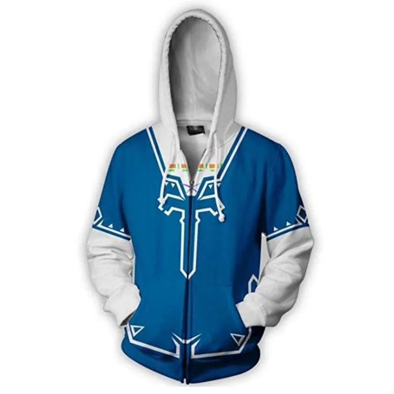 Cosplay Legend Zelda Link Zipp - Streetwear Zipper 评论和价格