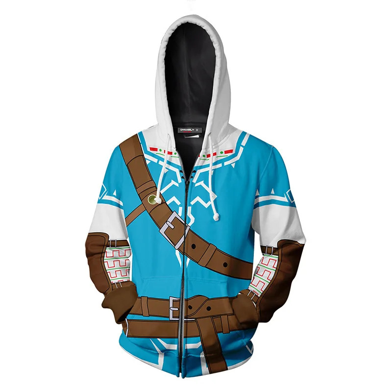 Cosplay Legend Zelda Link Zipp - Streetwear Zipper 评论和价格
