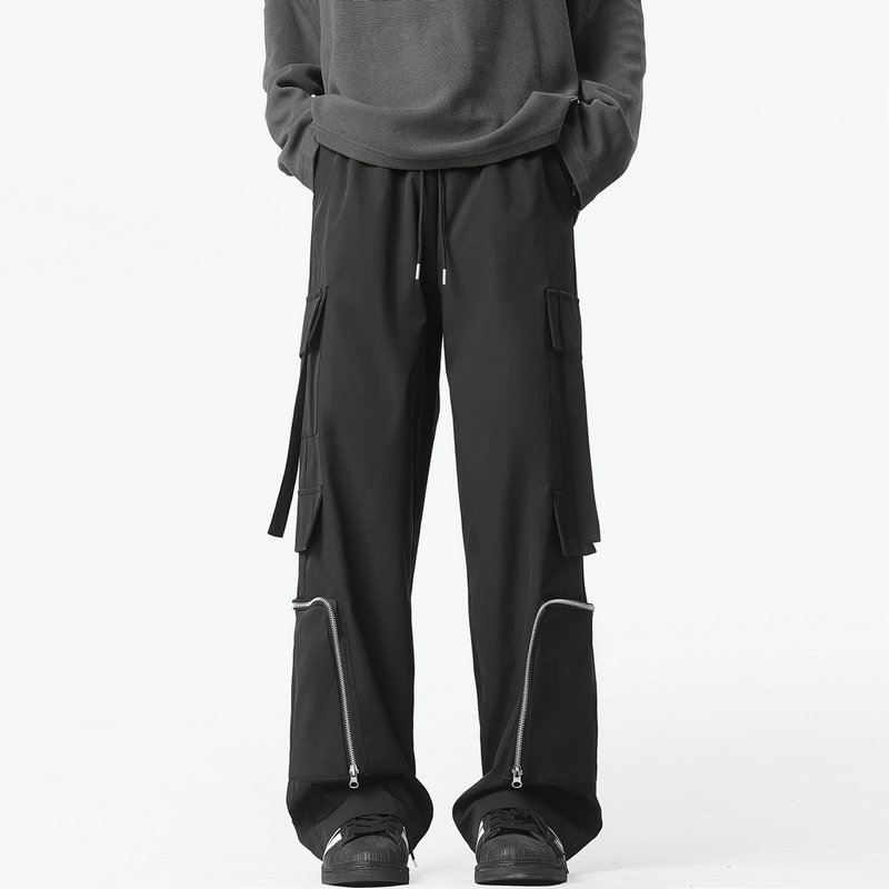 Fashion Men Cargo Pants Loose  - Streetwear Brand Pants 评论和价格