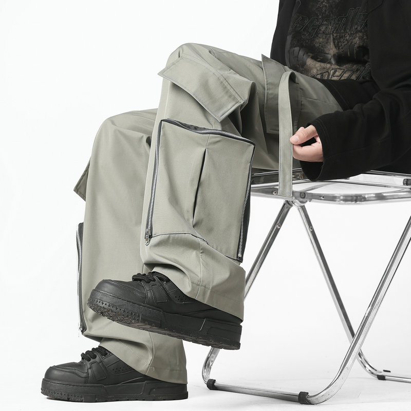 Fashion Men Cargo Pants Loose  - Streetwear Brand Pants 评论和价格