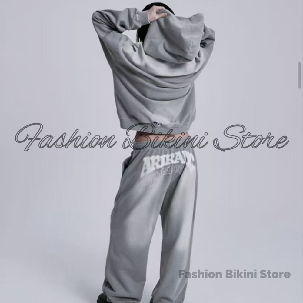 NEW Washed Grey Retro Hoodie 3 - Streetwear Zipper 评论和价格