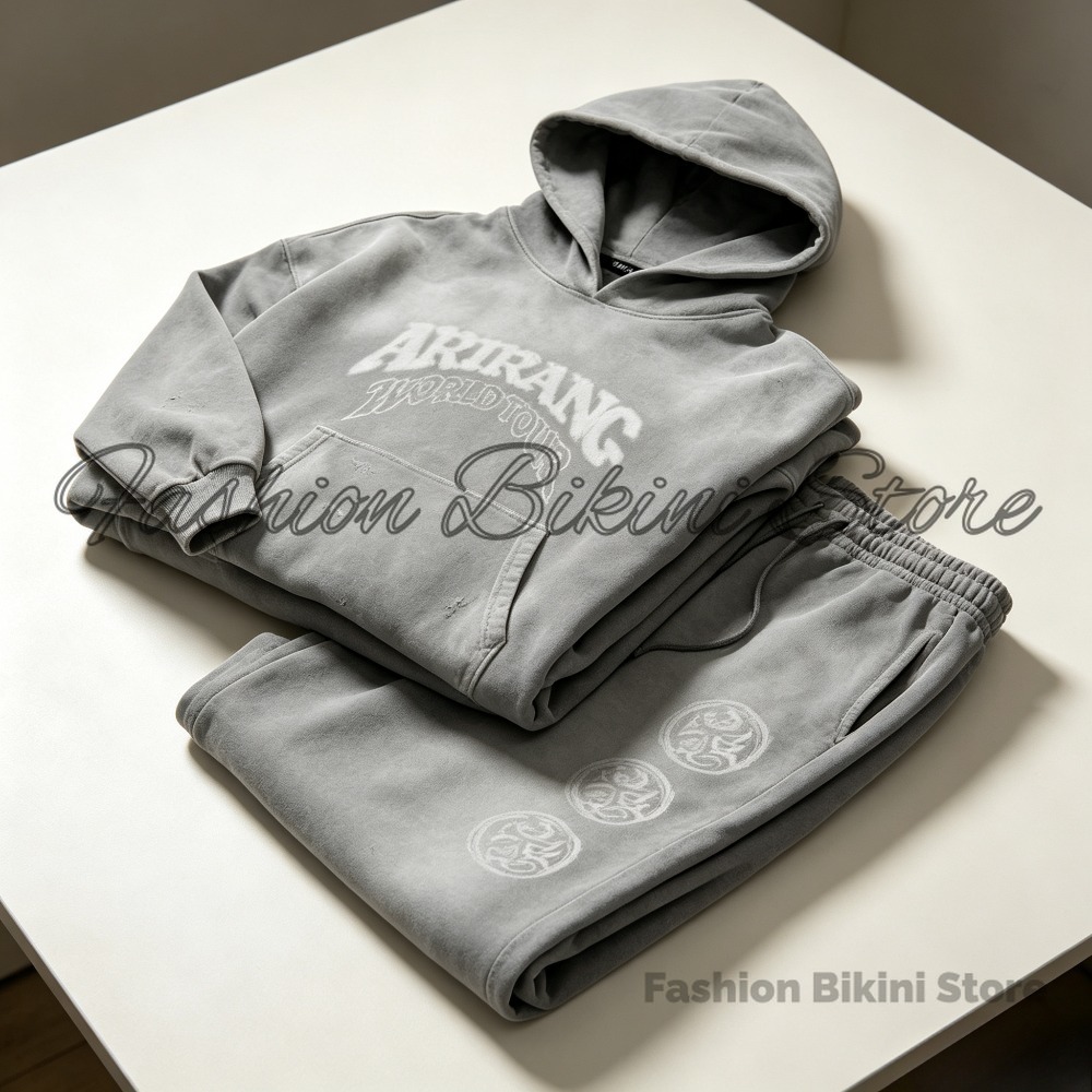 NEW Washed Grey Retro Hoodie 3 - Streetwear Zipper 评论和价格