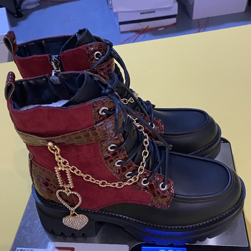 Womens Gothic Spliced Platform - Streetwear Zipper 评论和价格